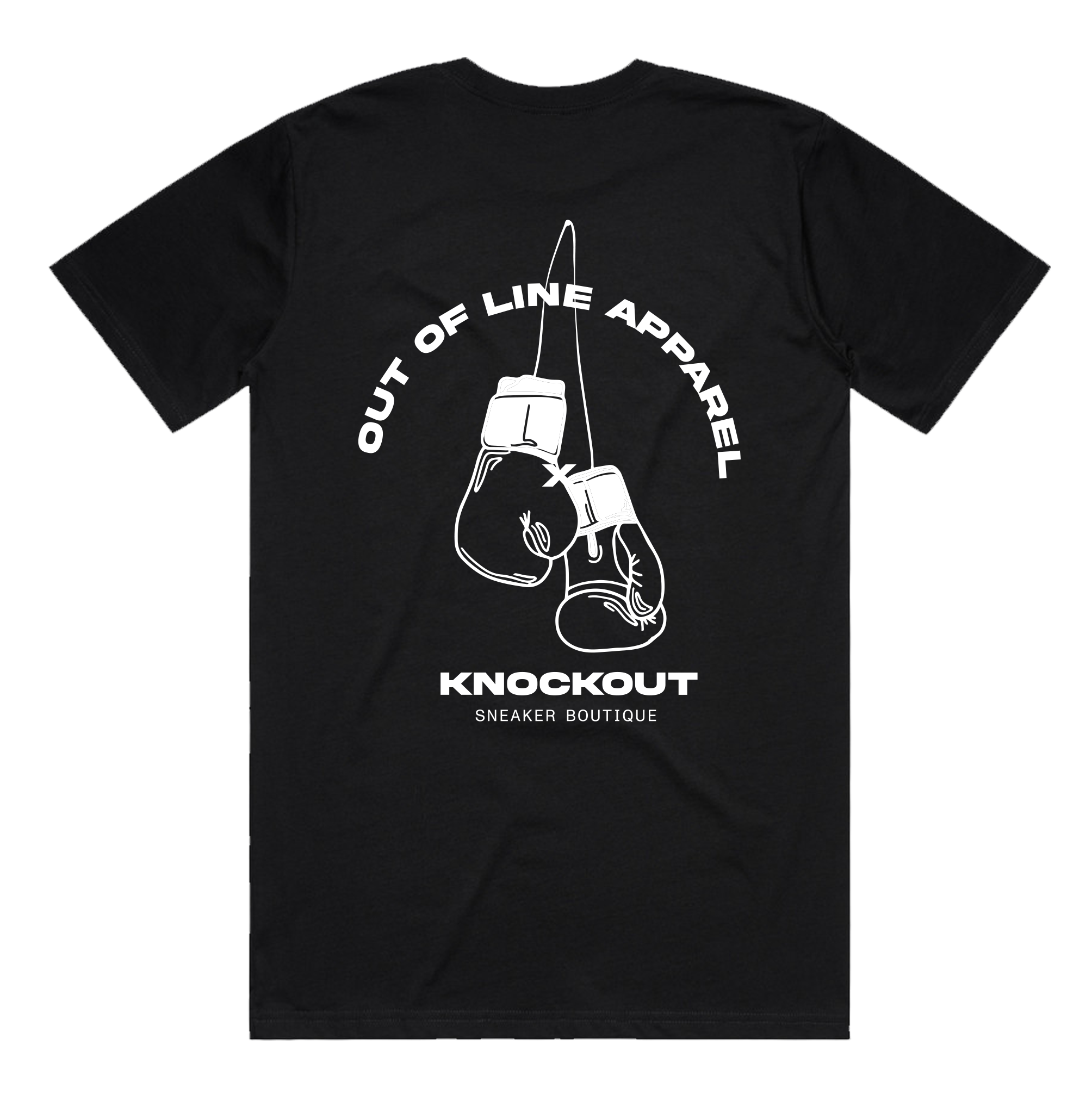 BLACK KNOCKOUT COLLAB TEE