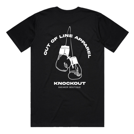 BLACK KNOCKOUT COLLAB TEE